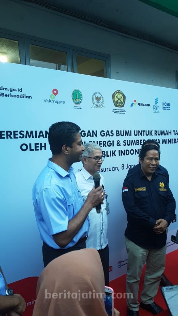 Gas Produksi HCML Pasok Jargas Kota Pasuruan