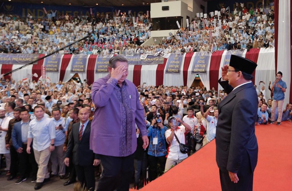 SBY Hadiri Pidato Prabowo, Dukungan Pakde Karwo Dinanti