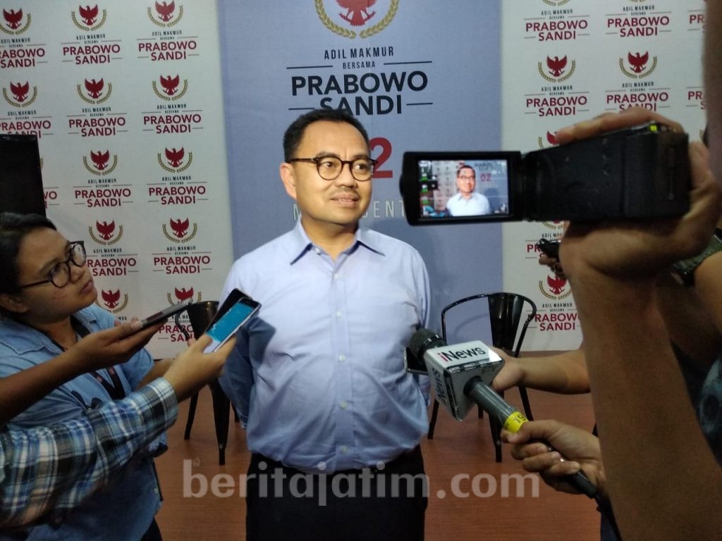 Tabloid Indonesia Barokah Sudutkan Prabowo-Sandi, BPN: Ada Pihak Merasa Tidak Nyaman