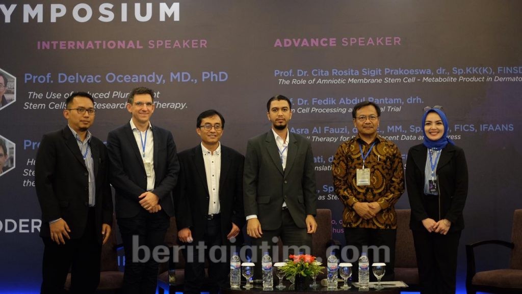 FK Unair Gelar Simposium Internasional Pengaplikasian Stem Cell sebagai Metode Pengobatan Penyakit Degenaratif