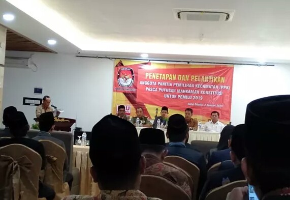 KPU Pamekasan Lantik 26 PPK Pasca Putusan MK