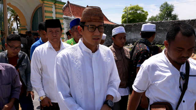 Sandiaga Uno Kagumi Kerapan Sapi Madura