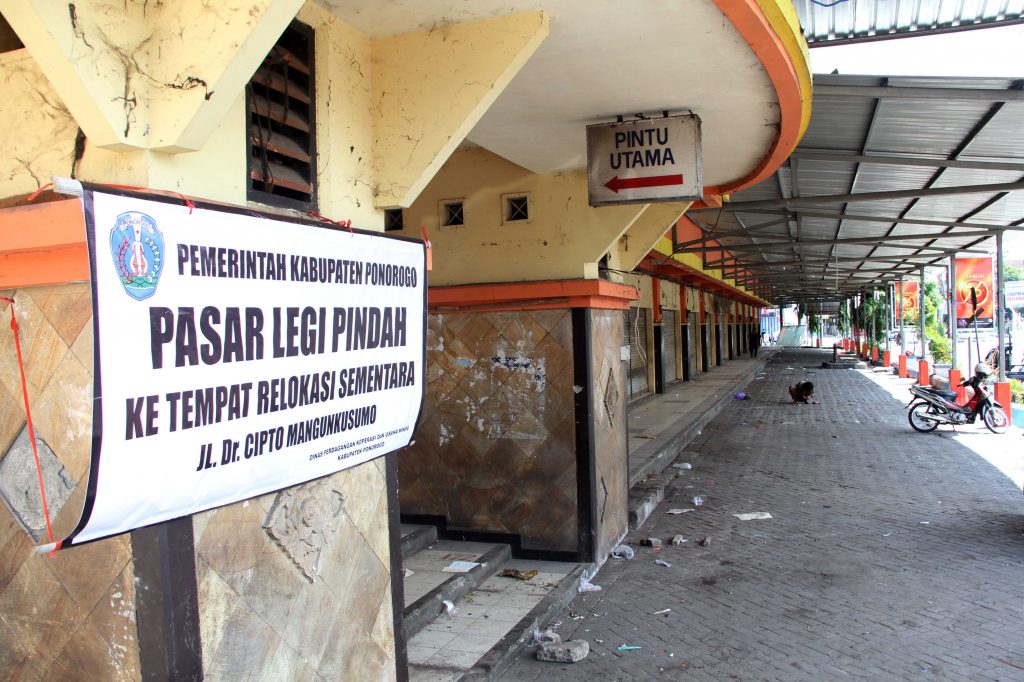 Pasar Legi Ponorogo Dikosongkan, Januari Rata Dengan Tanah