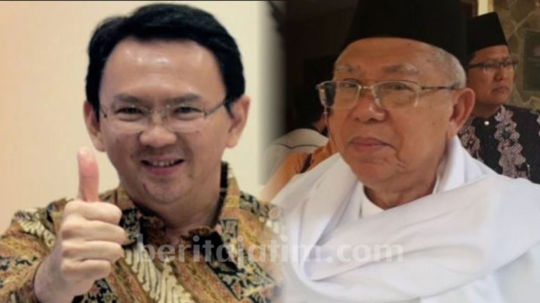 KH Ma’ruf Disarankan Rangkul Ahok dan Pendukungnya