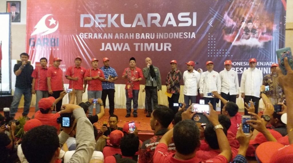 Fahri Hamzah dan Ahmad Dhani Hadiri Puncak Deklarasi Garbi Jatim