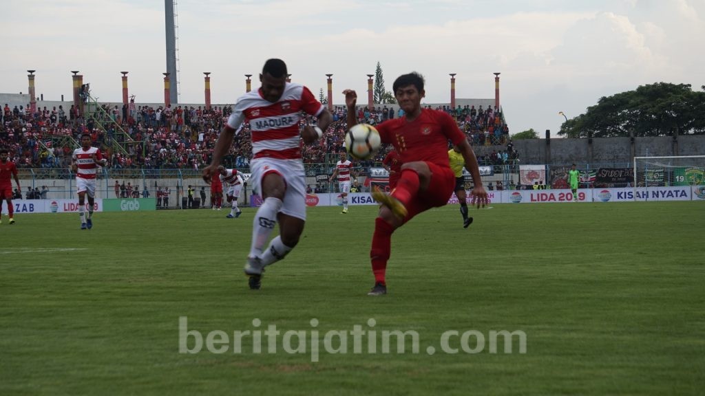 Melawan Madura United, Timnas U22 Tertinggal 0-1
