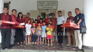 Rayakan Imlek, Mandiri Kanwil VIII Berbagi Dengan Panti Asuhan