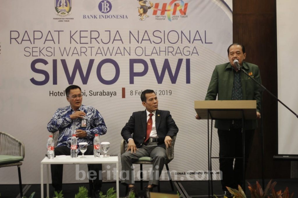 Ketua KONI Jatim, Jurnalis Pilar Perubahan