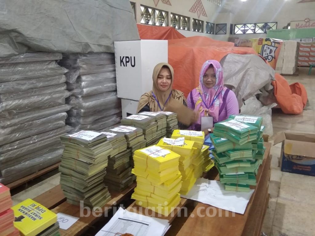 KPU Sumenep Terima Surat Suara Pemilu 2019