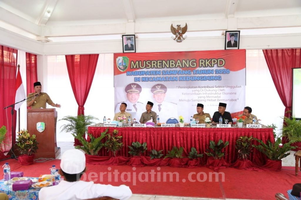 Buka Musrembang, H Idi Percepat Pembangunan di Sampang