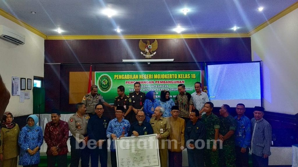 PN Mojokerto Deklarasi Pencanangan Pembangunan Zona Integritas