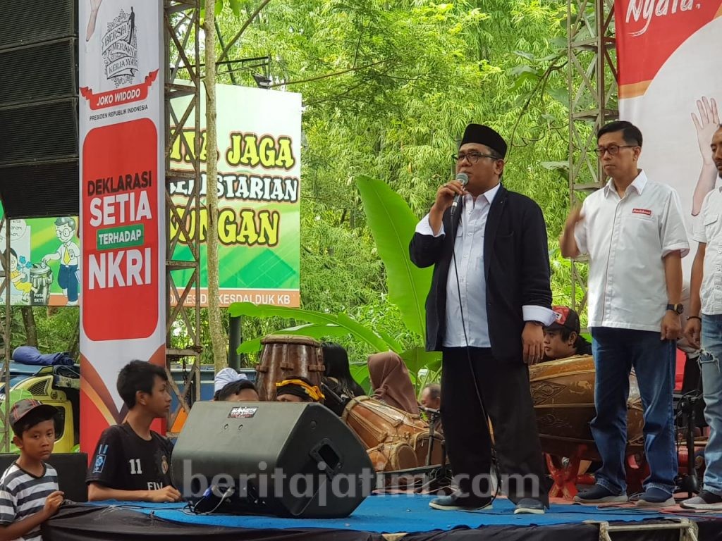Putra Cawapres Ma’ruf Amin Deklarasi NKRI Anti Intoleransi di Trenggalek