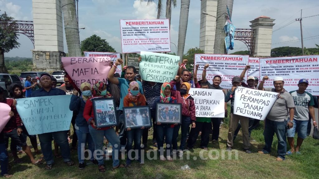 Veteran Perjuangkan Status Tanah, Puluhan Warga Beri Dukungan Moral