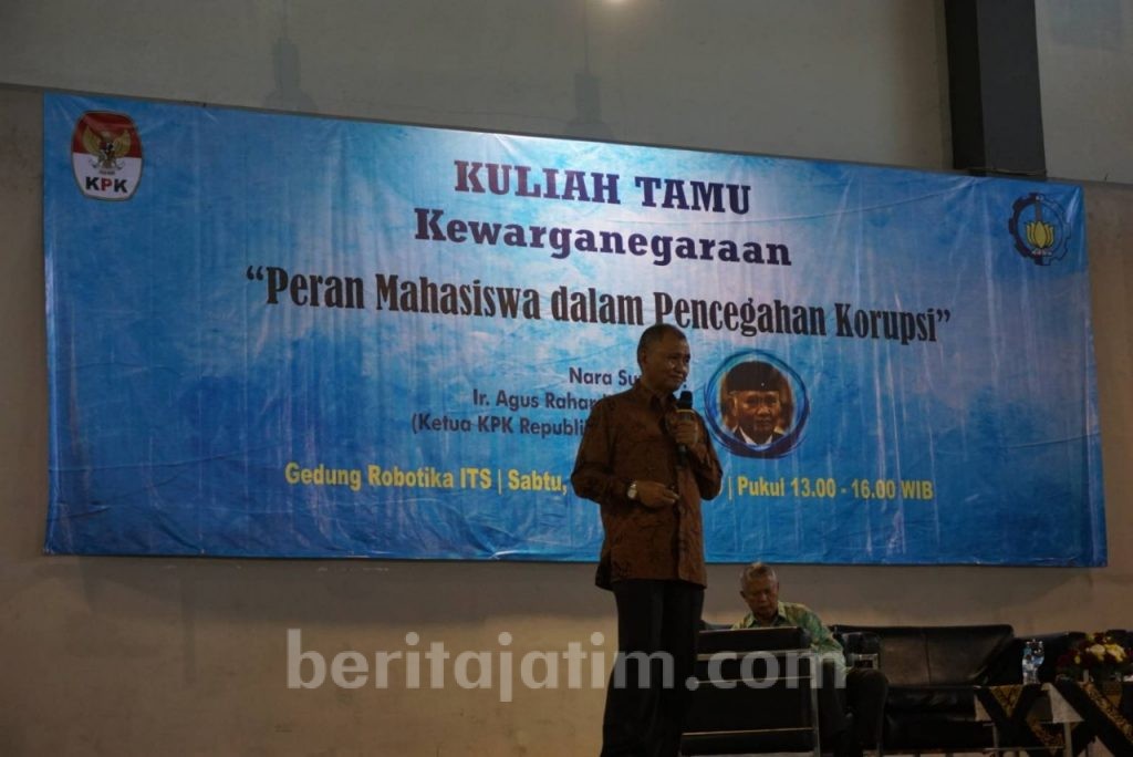 Ketua KPK Ajak Mahasiswa ITS Bersih dari Korupsi