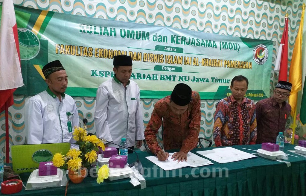 IAI Al-Khairat Pamekasan Teken MoU dengan BMT NU Jatim
