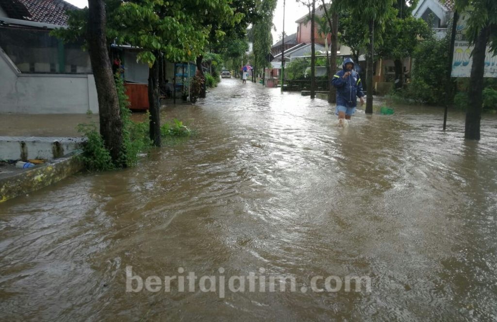 Hujan Deras, Kota Pamekasan Tergenang Air