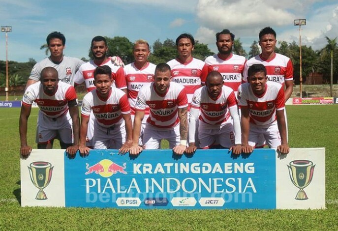 Madura United Jumpa Sriwijaya di Babak 16 Besar