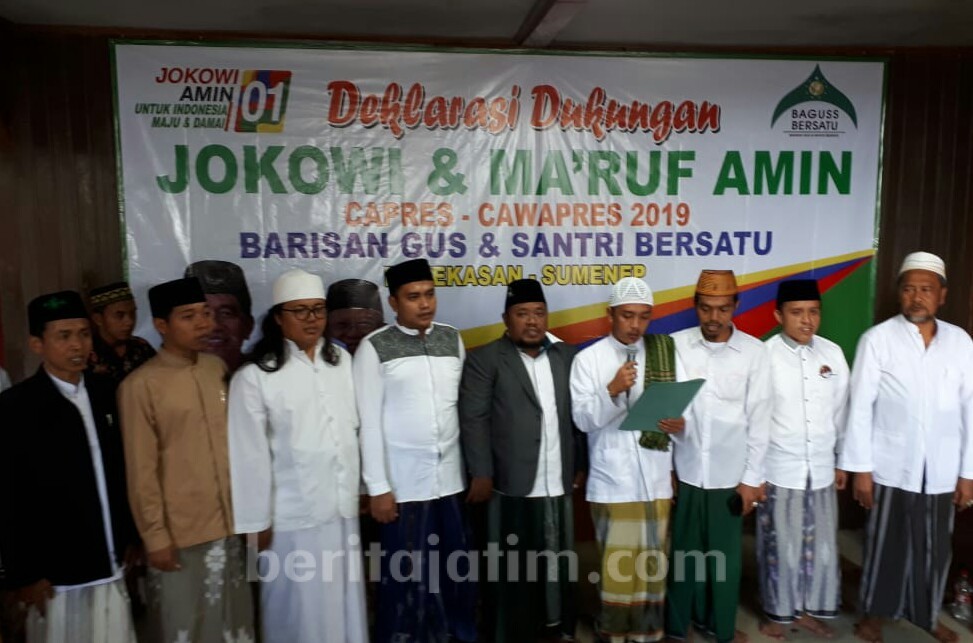 BAGUSS Pamekasan-Sumenep Deklarasi Dukung Jokowi-Ma’ruf