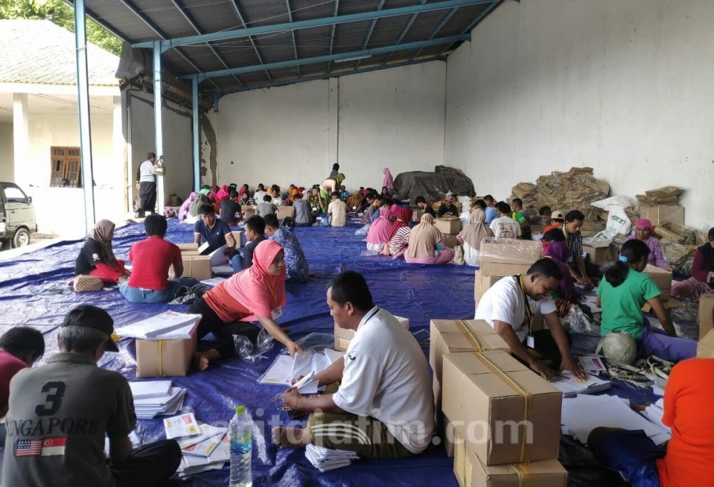 KPU Pamekasan Libatkan 150 Petugas Sortir
