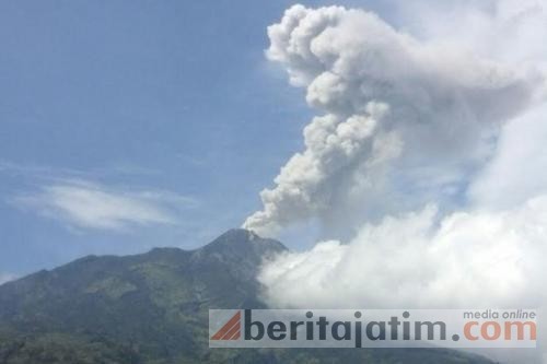 Zona Berbahaya Sektoral Gunung Karangetang Radius 2,5 Km