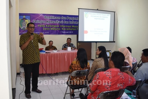 Diskominfo Kabupaten Kediri Gencar Lakukan Pembinaan Jaringan Informasi