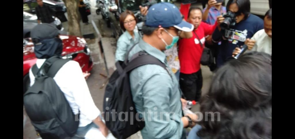 Terduga Pelaku OTT KPK Jalani Pemeriksaan di Tipikor Polda Jatim