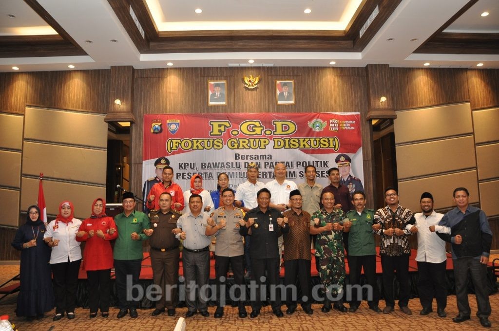 Ketua Parpol di Gresik Ikrar Jaga Kondusifitas