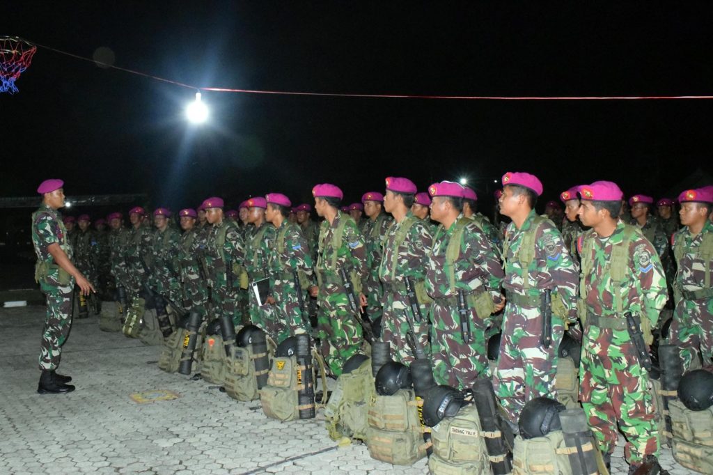 Cek Kesiapsiagaan Prajurit, Yontaifib 2 Marinir Gelar Latihan Kesiapan