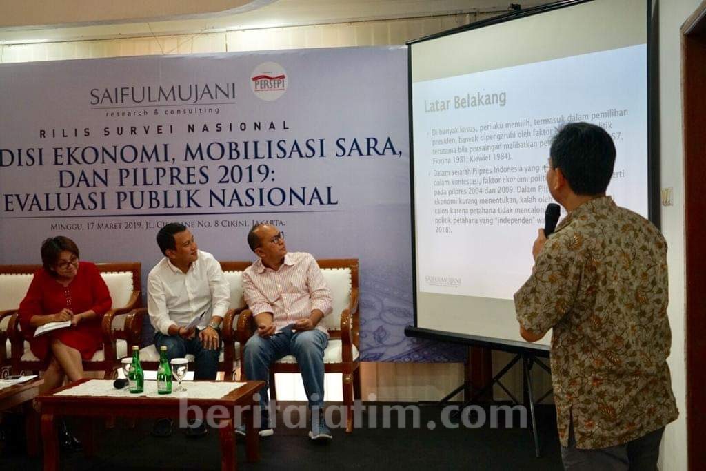 Survei SMRC dan Litbang Kompas Beda, Ini Kata Saiful Mujani