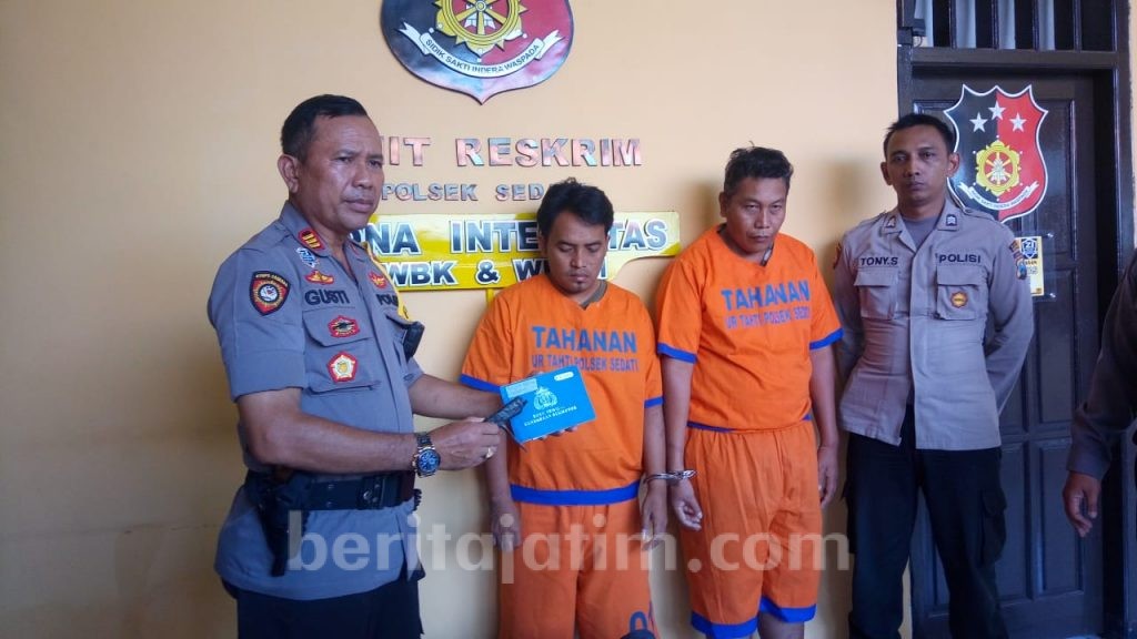 Komplotan Spesialis Pencuri Truk Dibekuk Polsek Sedati