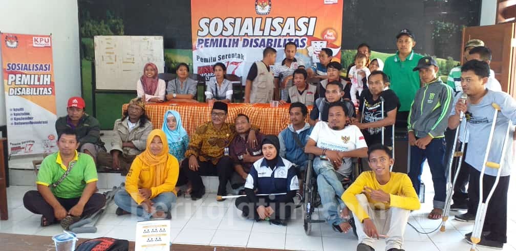 Kaum Difabel Daftarkan Diri Jadi KPPS di Jember