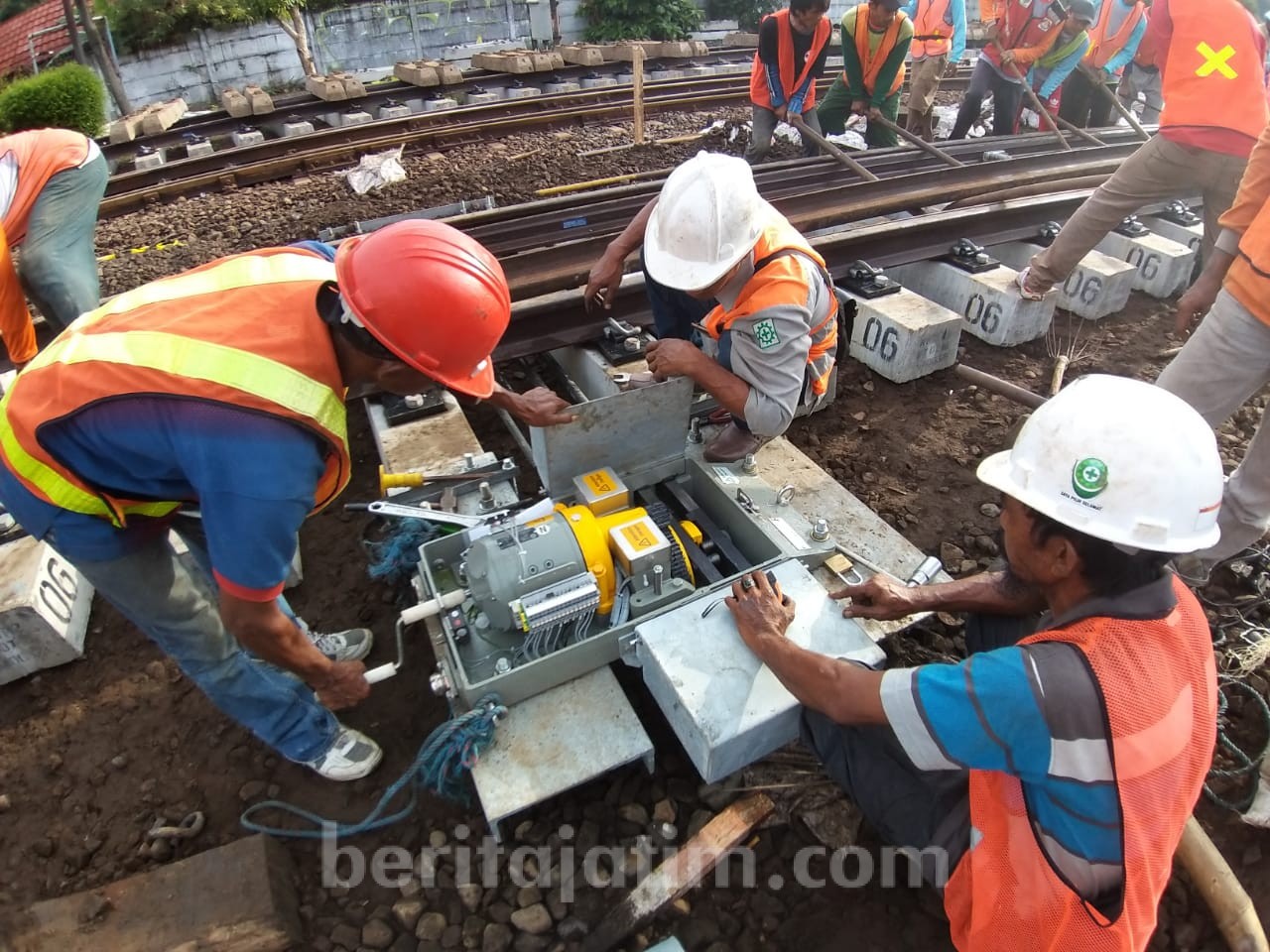 Jalur Ganda di Nganjuk Mulai Beroperasi, Sejumlah Kereta 