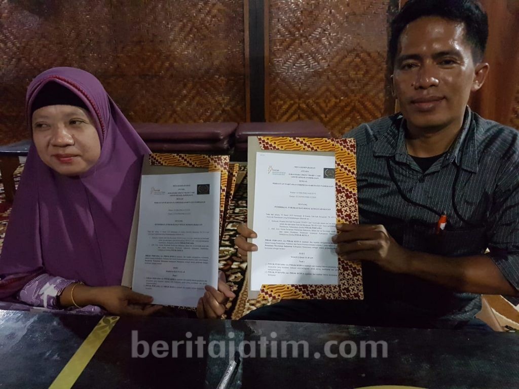 PWI dan SSR TB HIV Care dari Aisyiyah Pamekasan Teken MoU