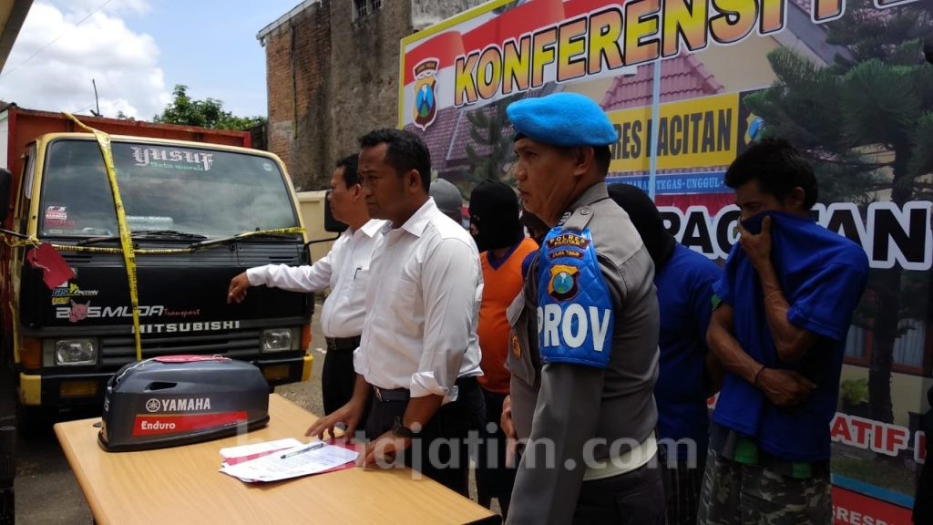 Ini Identitas 15 Pencuri Plat Besi Kapal Tongkang di Pacitan