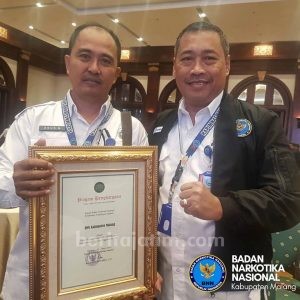 BNN Kabupaten Malang Juara 1 Satker Terbaik Nasional
