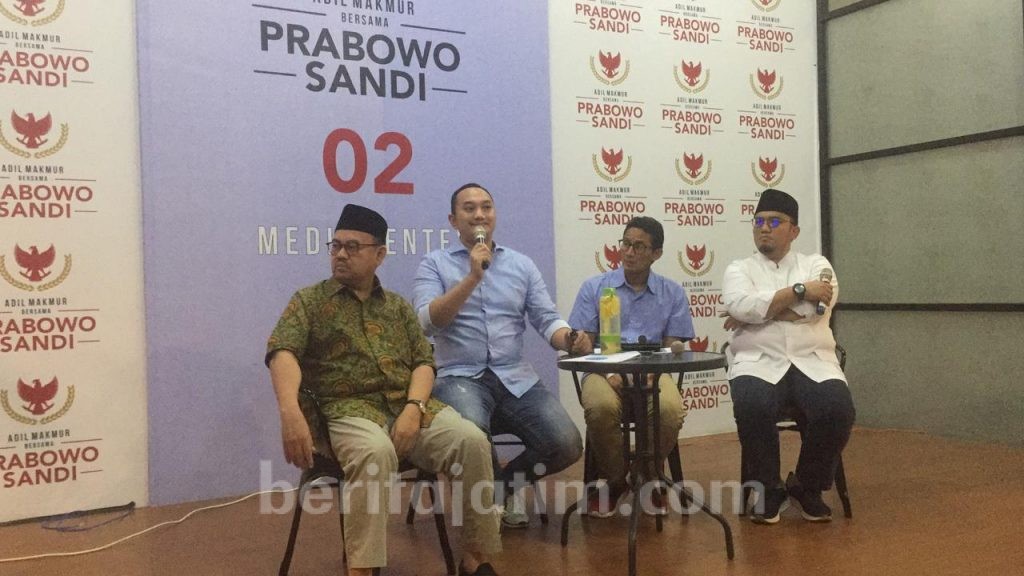 Hingga Maret 2019, Dana Kampanye Prabowo-Sandi Capai Rp191,5 Miliar