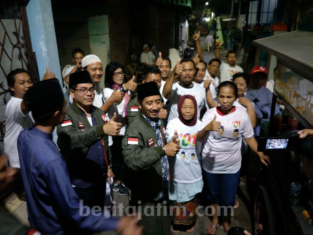 Menangkan Jokowi-Ma’ruf, Bravo-5 Jatim Gencar Blusukan Kampung