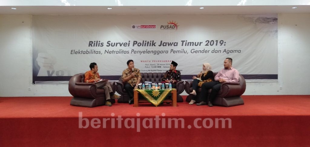 Inilah Hasil Survei PUSAD UMS Terkait Pilpres di Jatim