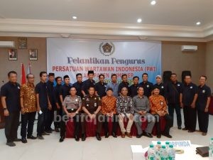 Pengurus PWI Sumenep Periodel 2019-2022 Resmi Dilantik