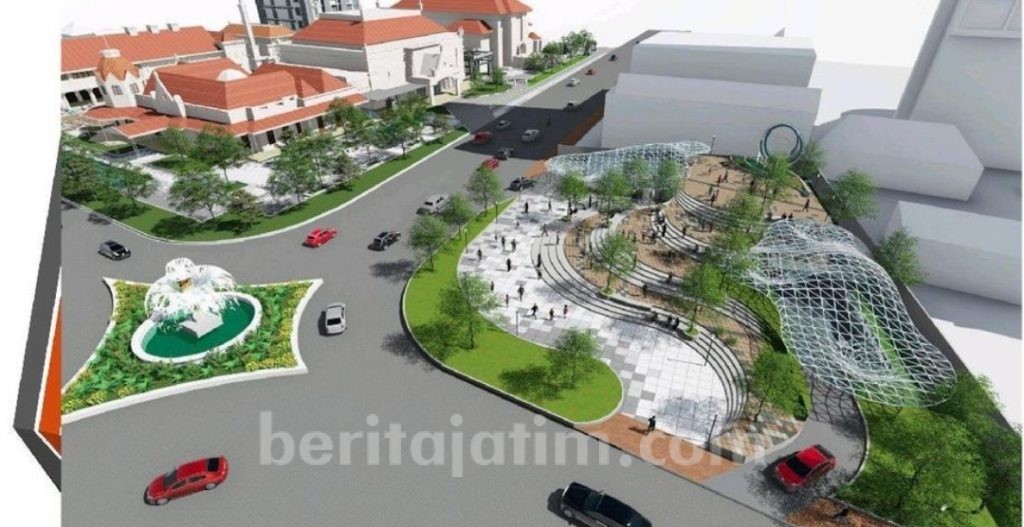 Begini Detail Konsep Alun-Alun Kota Surabaya