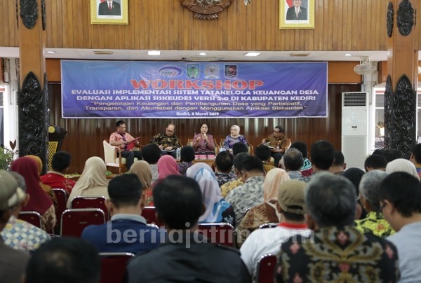 BPKP Jatim dan Pemkab Kediri Workshop Evaluasi Implementasi Siskeudes Versi 2.0