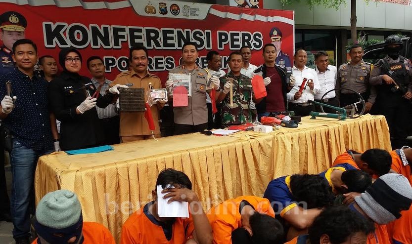 Jelang Coblosan Pilpres 2019, Polres Gresik Ungkap 18 Kasus