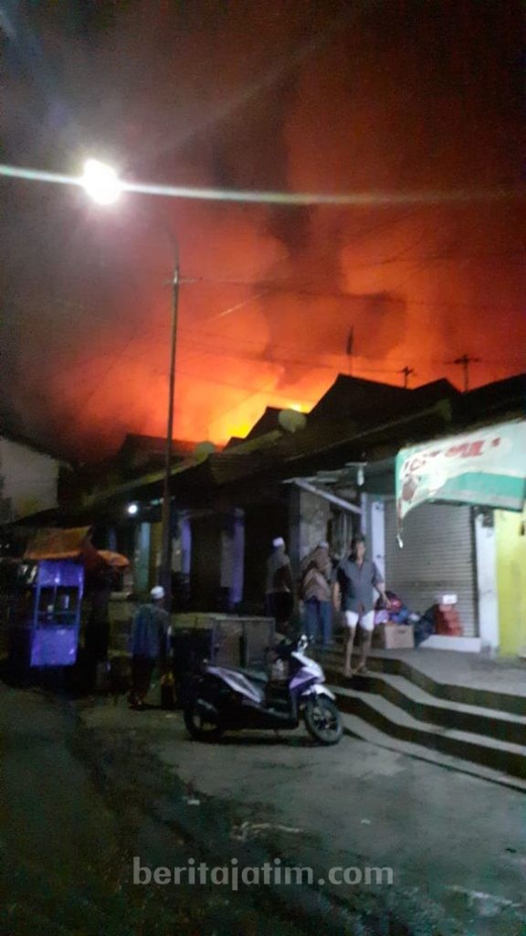 Pasar Lawang Malang Terbakar
