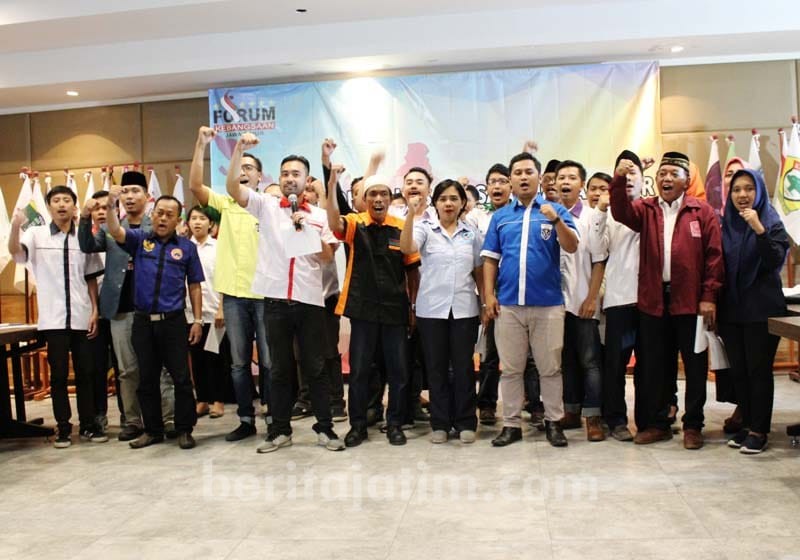 37 OKP se-Jatim Deklarasi Siap Lawan People Power
