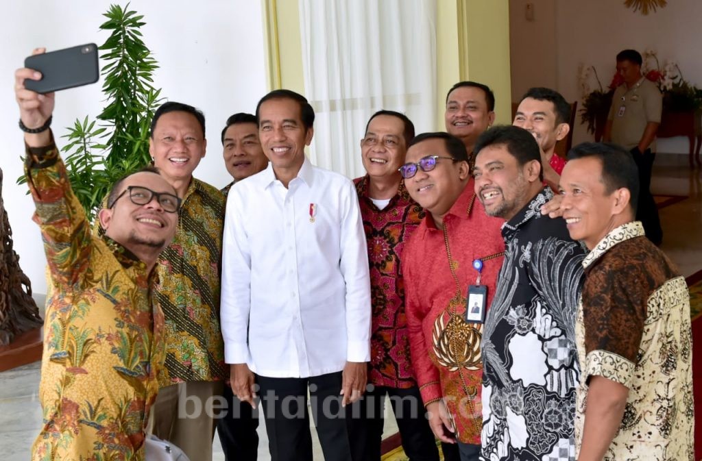 Presiden Bertemu Pimpinan Serikat Pekerja di Istana Bogor