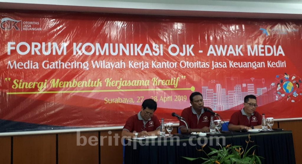 OJK Kediri ‘Suntikan’ Ilmu Literasi dan Inklusi Keuangan pada Jurnalis