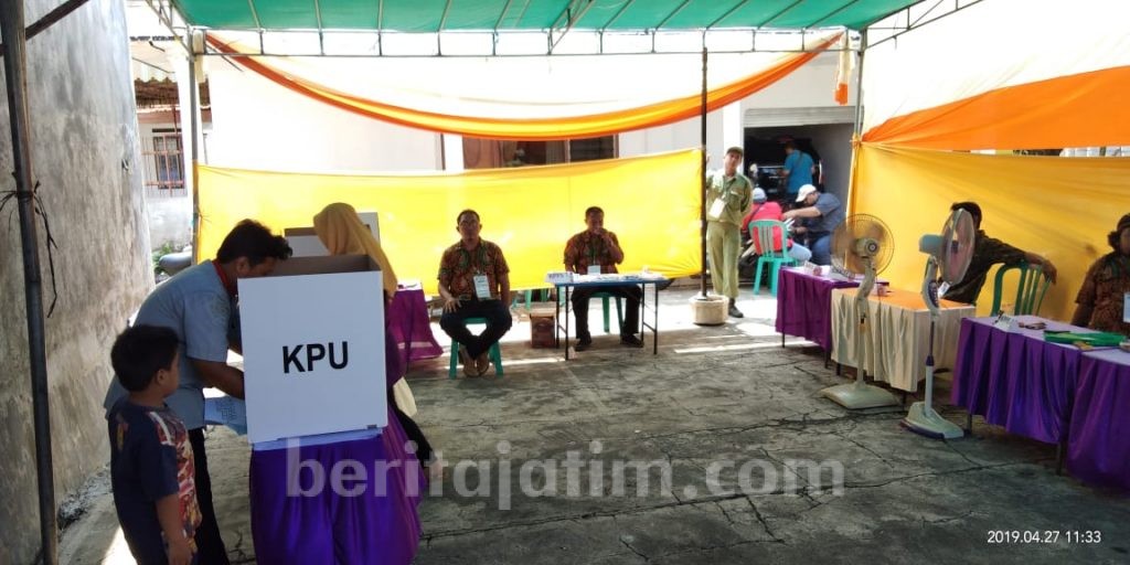 PSU di TPS 009 Kloposepuluh Sukodono Sidoarjo Lancar