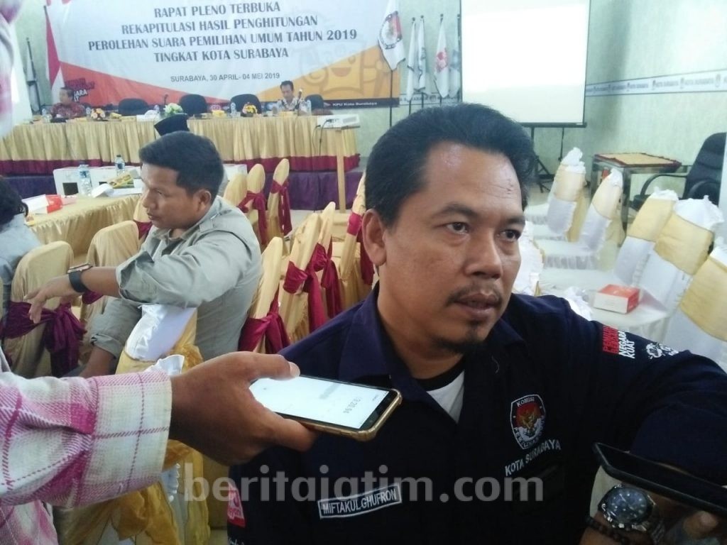 Hari Ini, Rekapitulasi Suara Tingkat Kota Surabaya Digelar