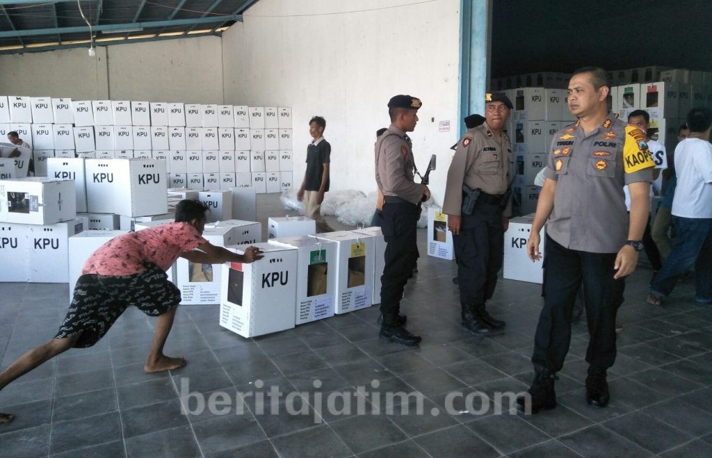 Ribuan Logistik Pemilu Mulai Dikembalikan ke Gudang