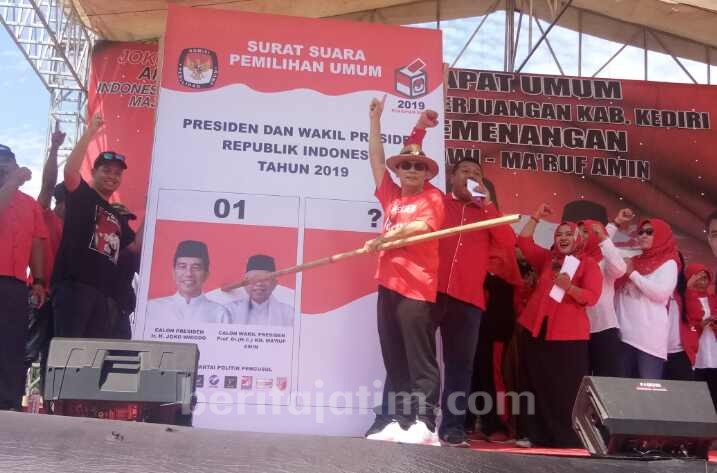 PDIP Kabupaten Kediri Target Raup Suara Jokowi-Amin 75 Persen